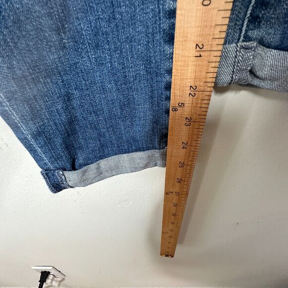 Ag Adriano Goldschmeid Distressed Med Wash The Stilt Cigarette Roll Up Jeans 27 - Picture 14 of 15